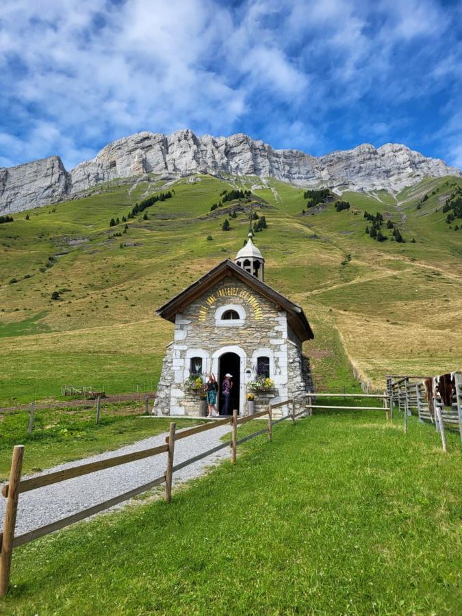 Appartement Cosy Face Aux Aravis Le Grand-Bornand Zewnętrze zdjęcie